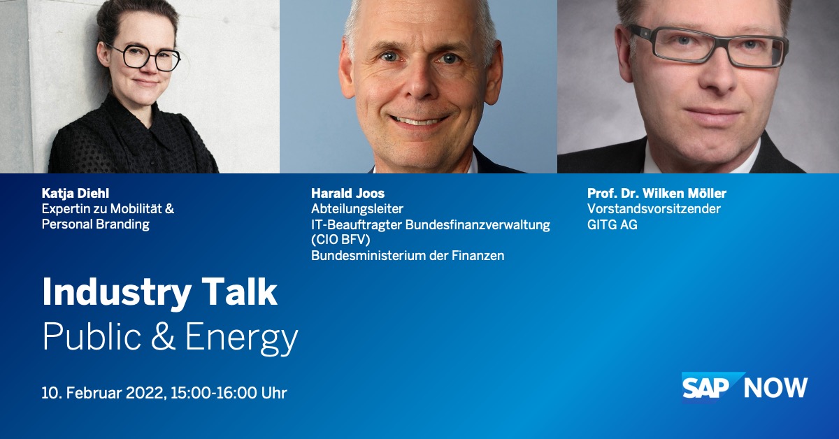 Zu Gast bei den SAP Industry Talks, Public & Energy auf der #SAPNOWGermany.