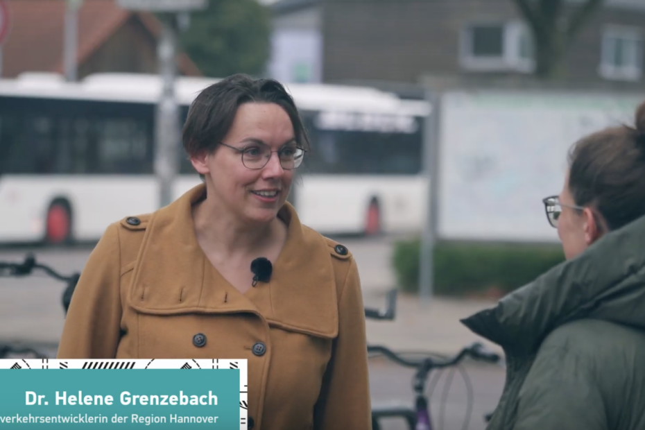 Ein Screenshot des Gespräches mit Helene am Bahnhof Wunstorf.