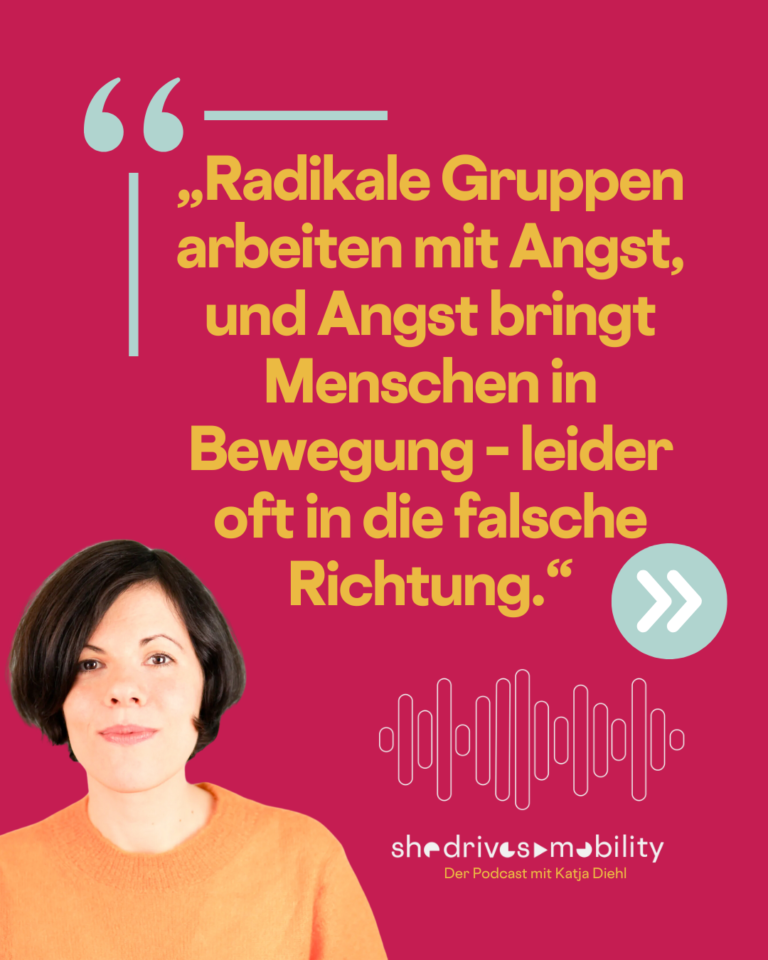 „Radikale Gruppen arbeiten mit Angst, und Angst bringt Menschen in Bewegung – leider oft in die falsche Richtung.“