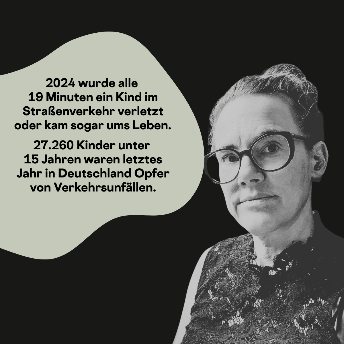 2024 waren 27.260 Kinder Opfer von Straßenverkehr, der nicht auf ihre Lebensrealität Rücksicht nimmt.