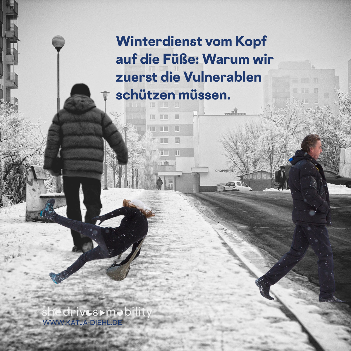 Überfällig: Winterdienst vom Kopf auf die Füße: Warum wir zuerst die Vulnerablen schützen müssen.