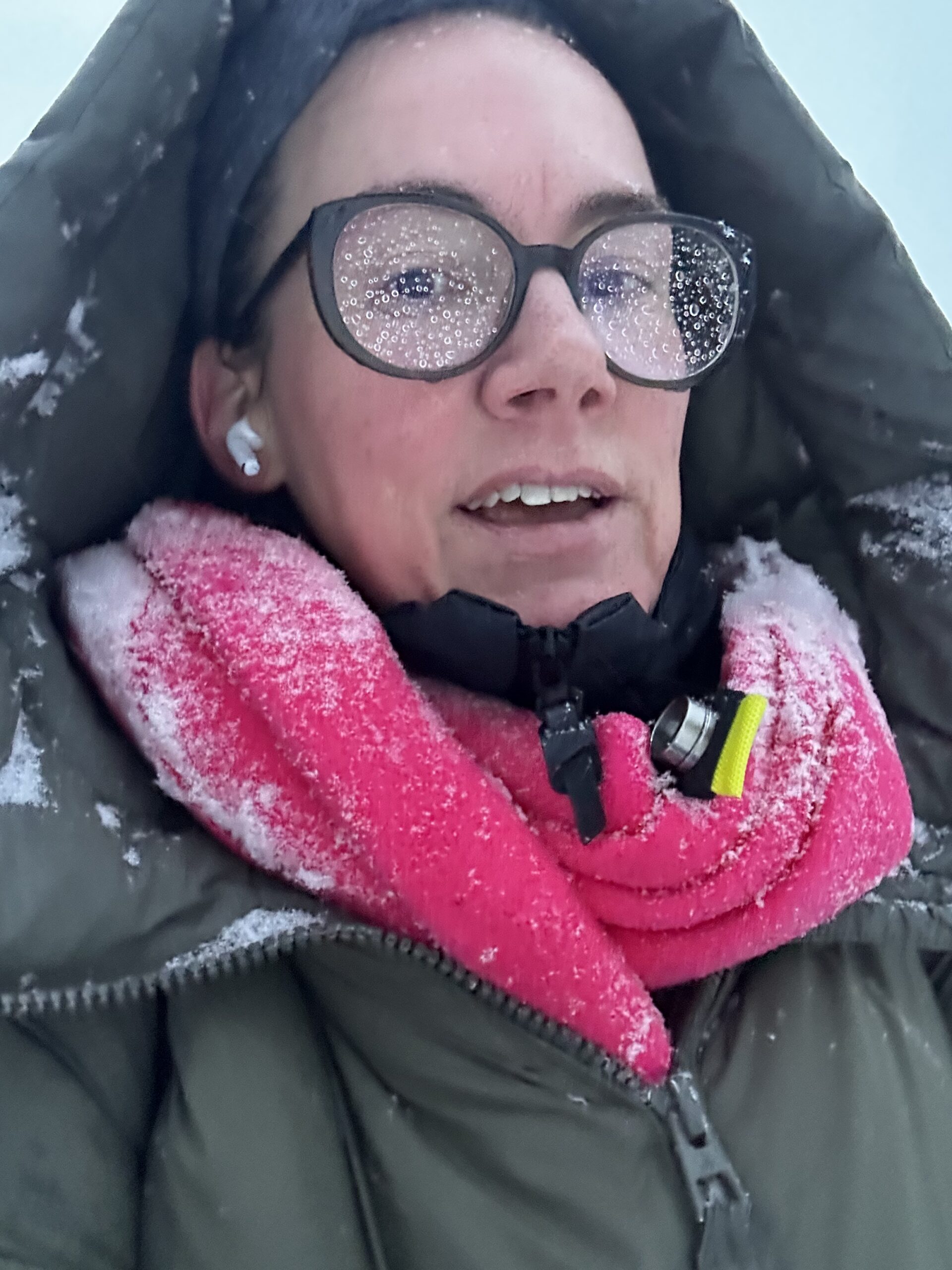 Was Vertrauen bewirkt: Radfahren im skandinavischen Wintersturm.