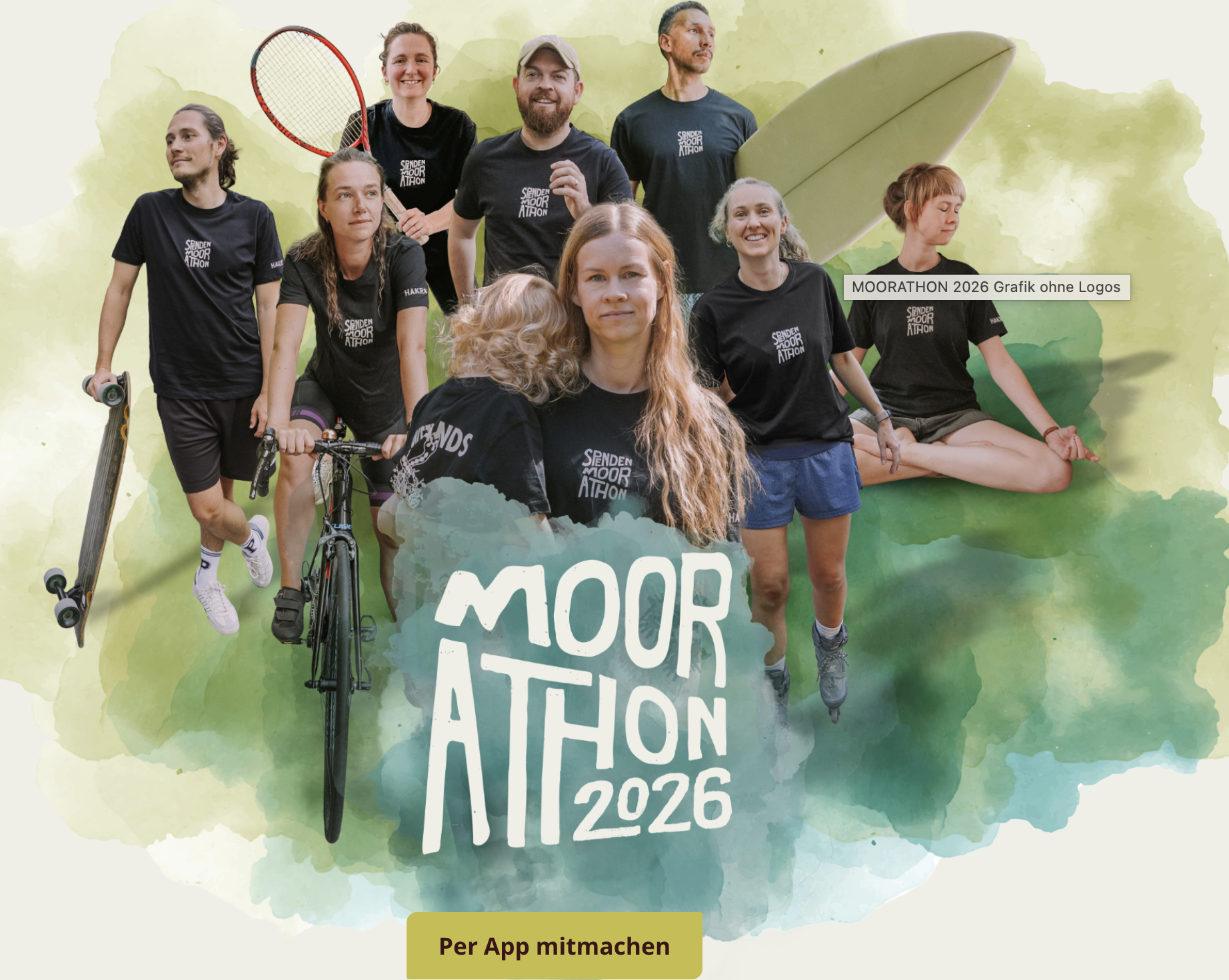 Jede Aktivität zählt! Mach´mit beim Moorathon 2026 und rette zerstörte Moore.