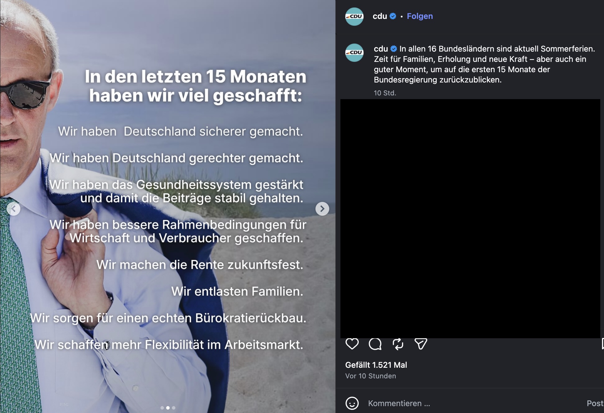 Sicherer. Gerechter. Mit Sonnenbrille am Strand.