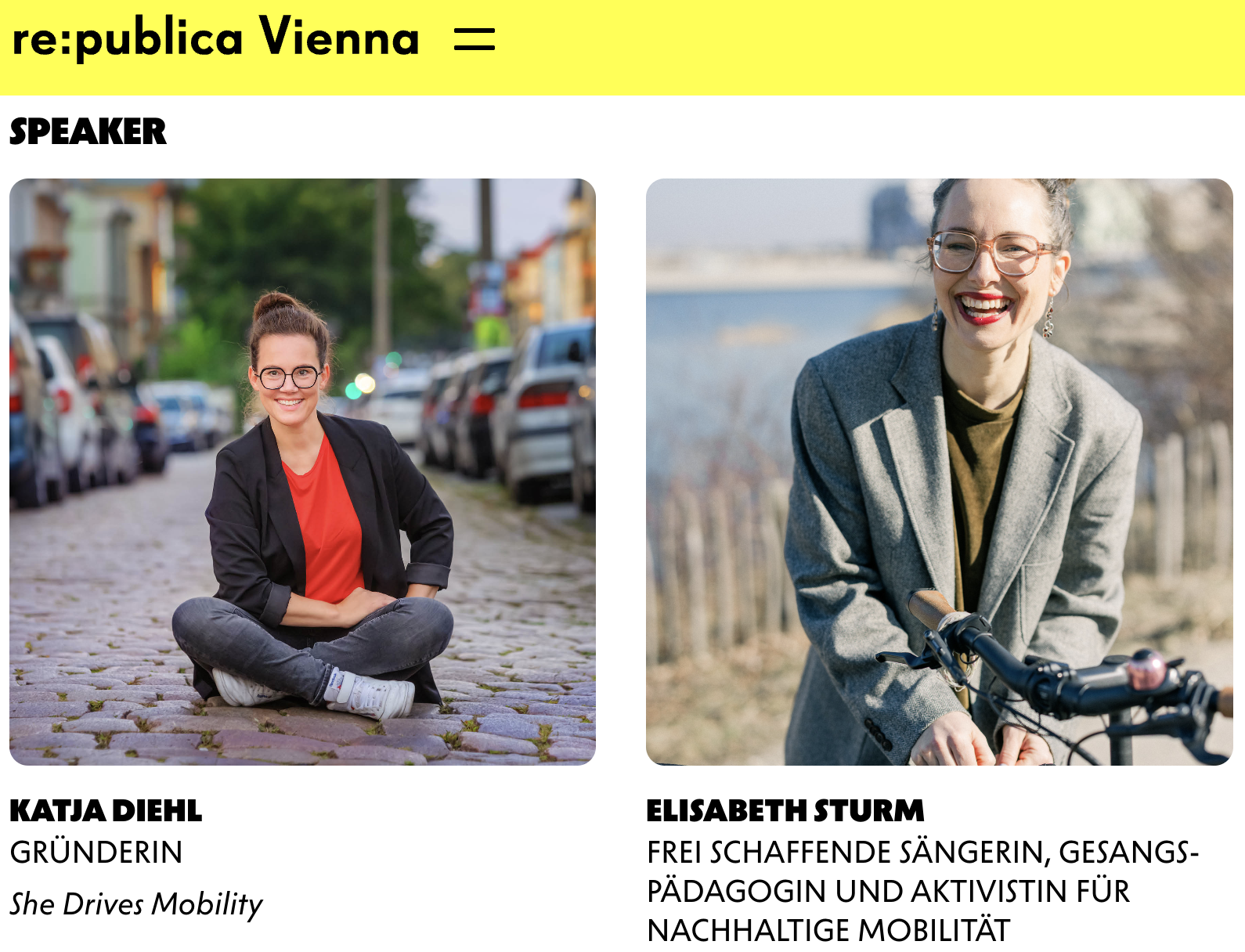 Raus aus dem patriarchalen Auto, rein in die feministische Mobilitätsdiversität! republica Vienna calling!