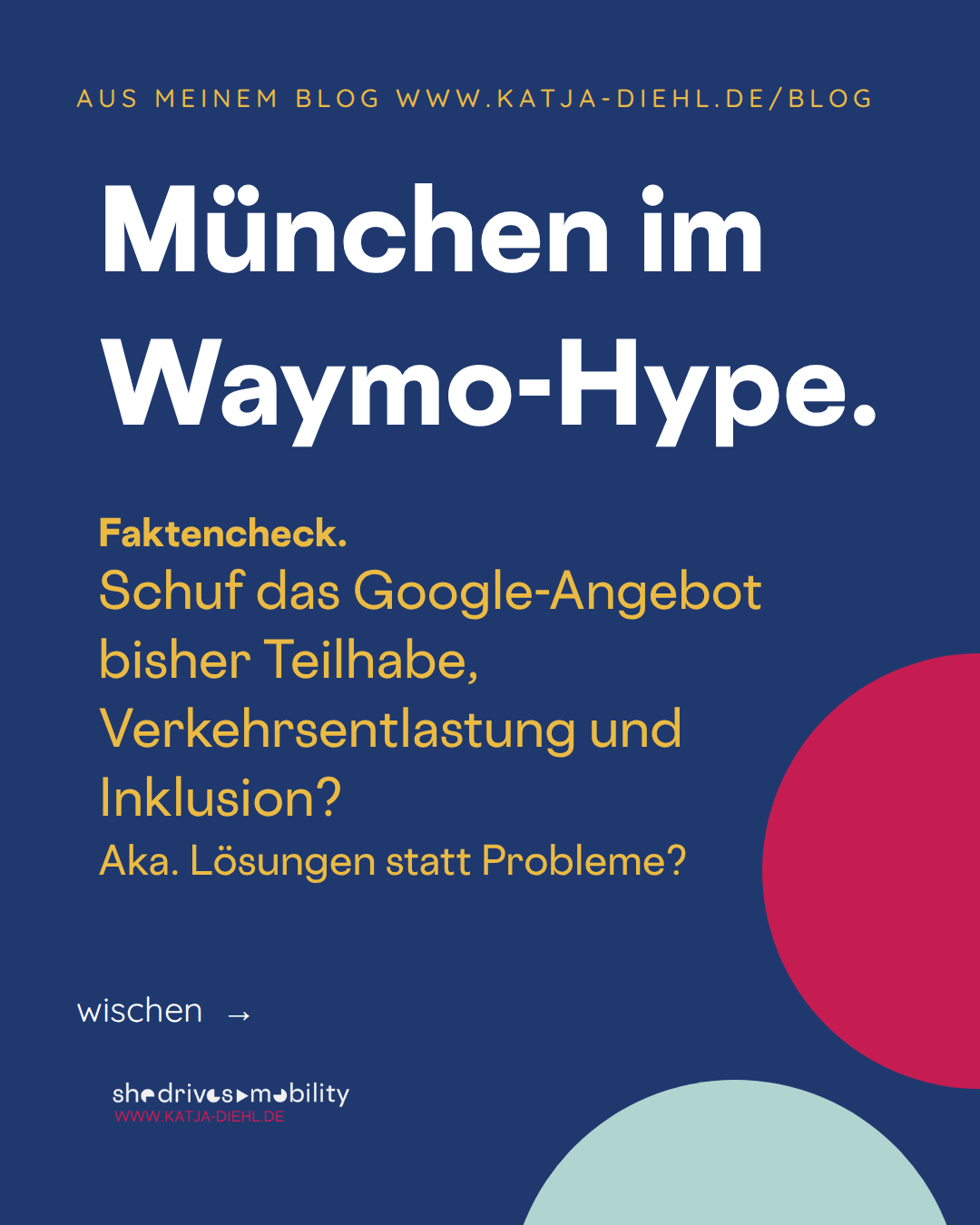 Sechs Jahre Waymo: keine Entlastung, Teilhabe nur für manche, keine Barrierefreiheit.
