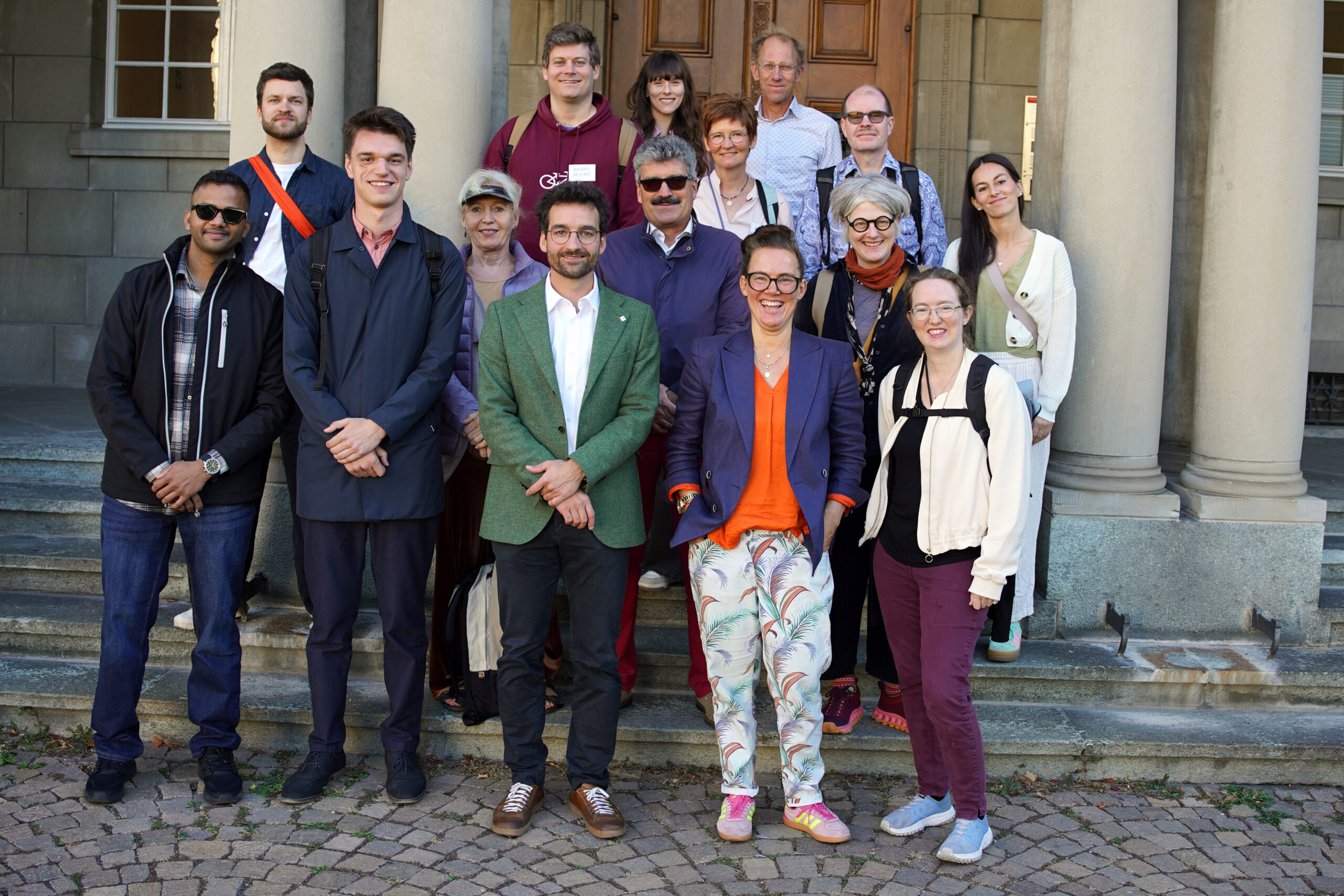 #DelegationGraubünden: Mit Stadtrat Simon Gredig (Chur) auf dem Rad durch seine Stadt.