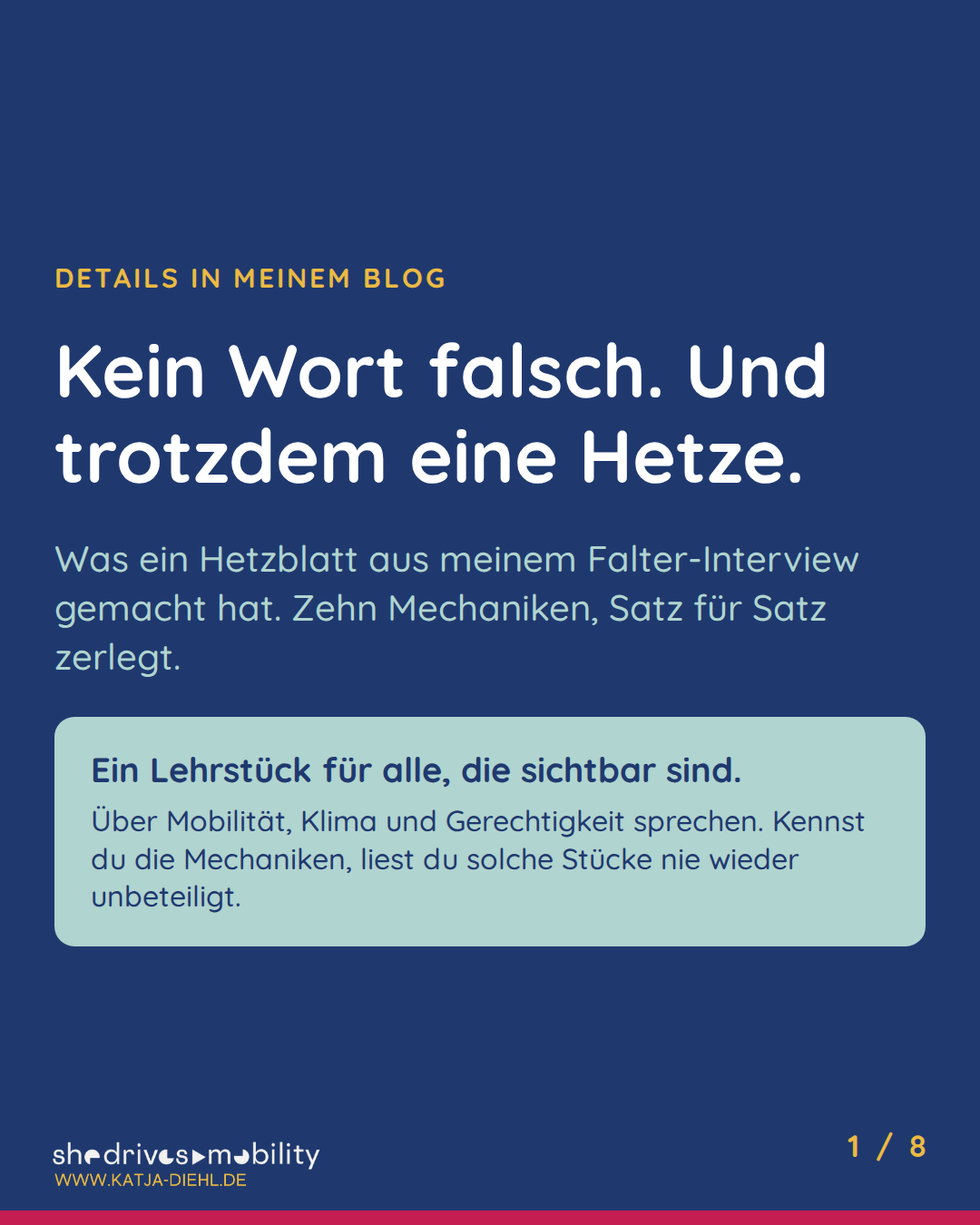 Wie man aus einem ehrlichen Interview Hetze baut: Eine Analyse, geschehen: Mal wieder mir.